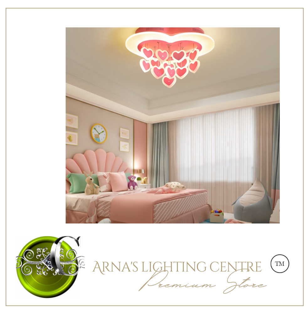 Arna Royal Collection - Children's Star Moon Hanging Lights LED Chandeliers