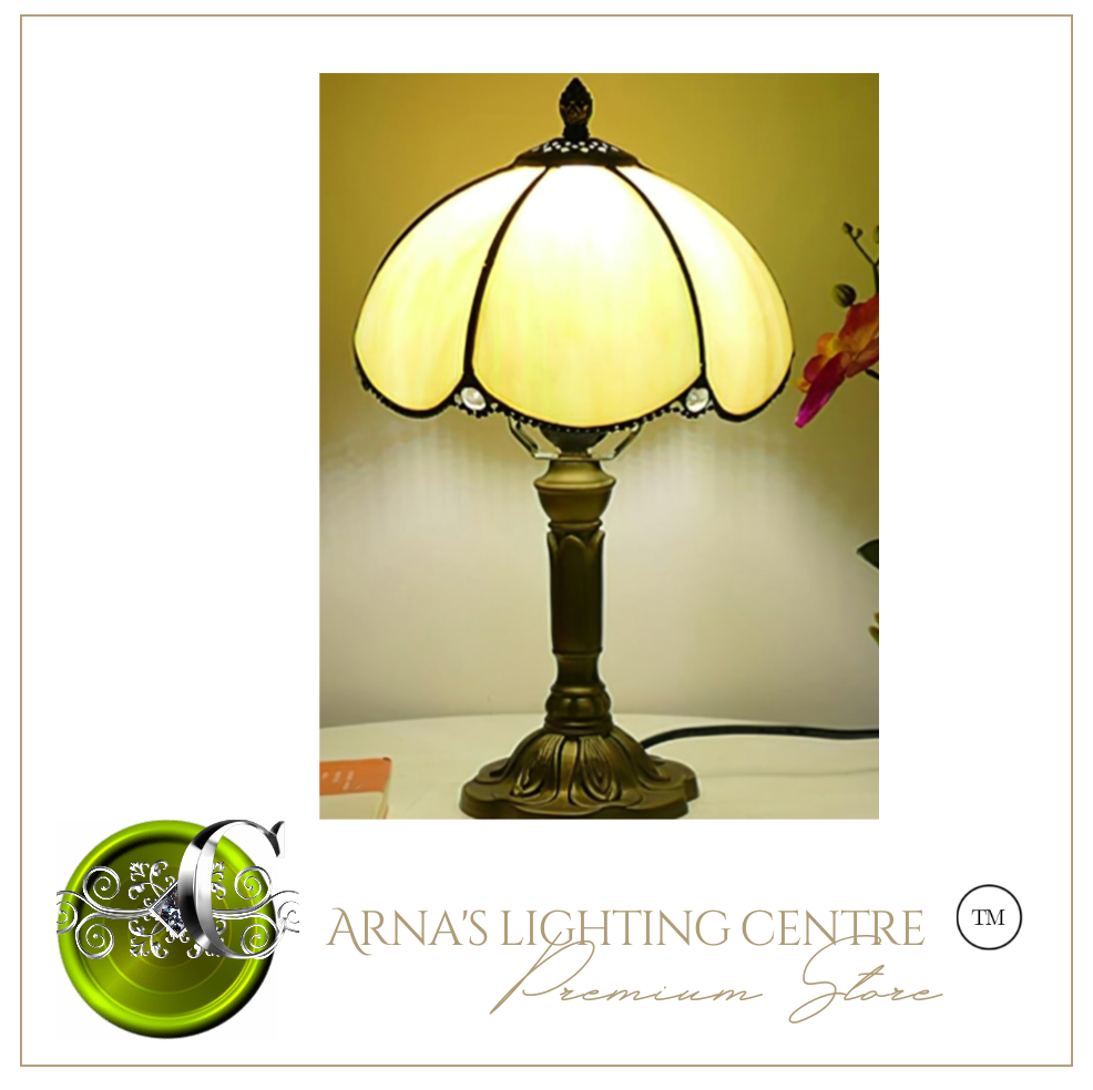 Arna Royal Collection - Table lamp LED Mediterranean Vintage Stained Glass Light