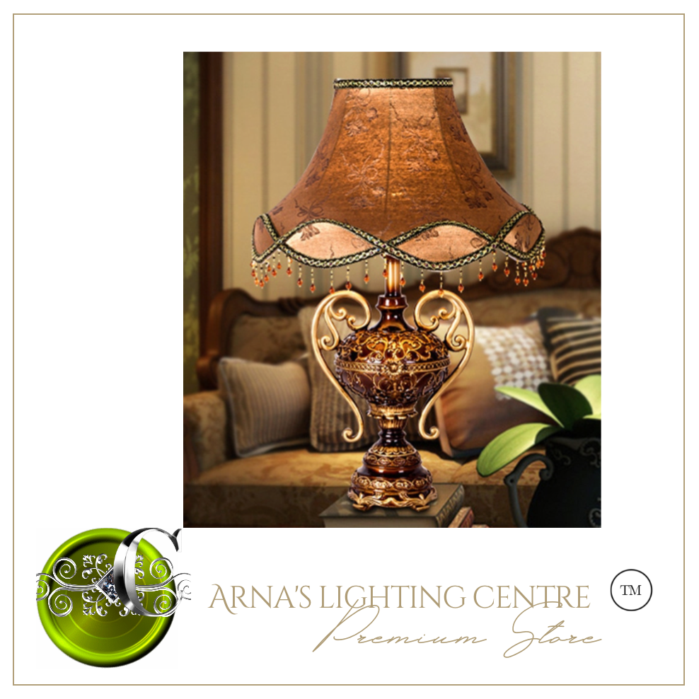 Arna Royal Collection - Vintage European Retro Table Lamp
