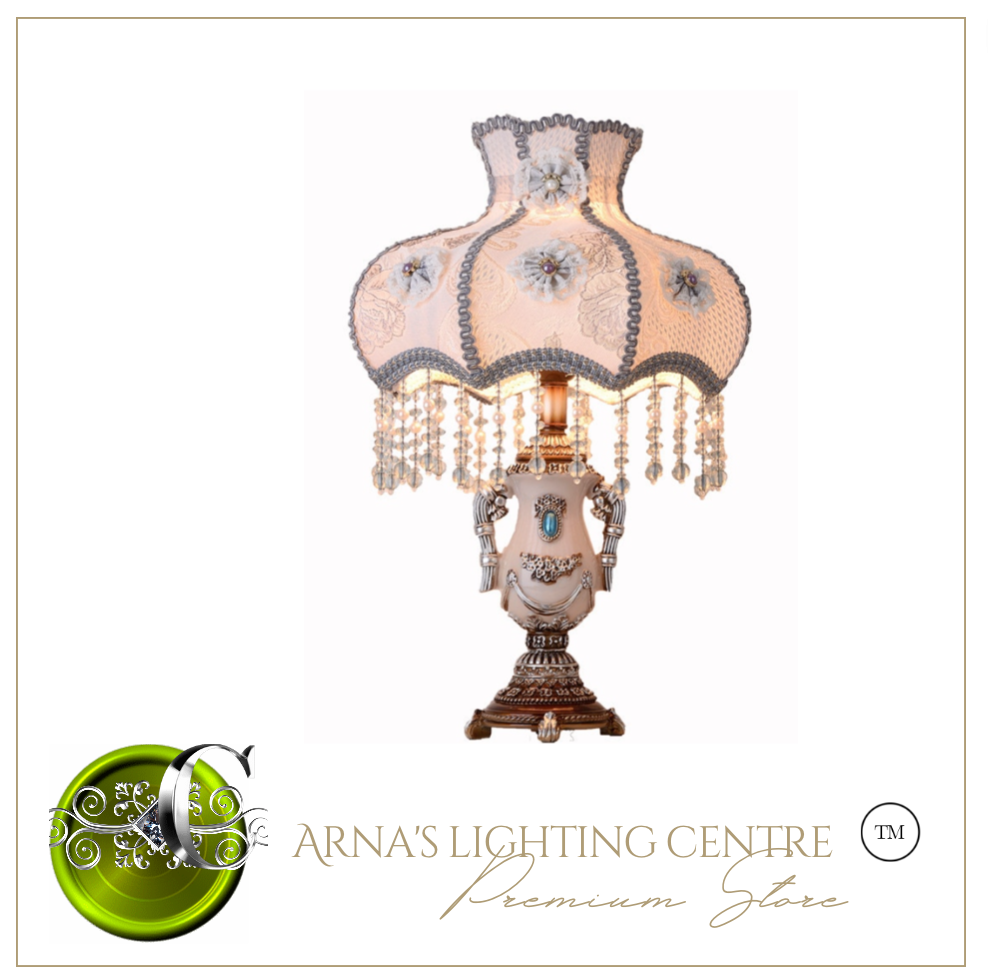 Arna Royal Collection - Vintage European Retro Table Lamp