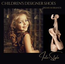 Load image into Gallery viewer, Arna&#39;s Shoe Collection - Children&#39;s Leather Round Toe Flat
