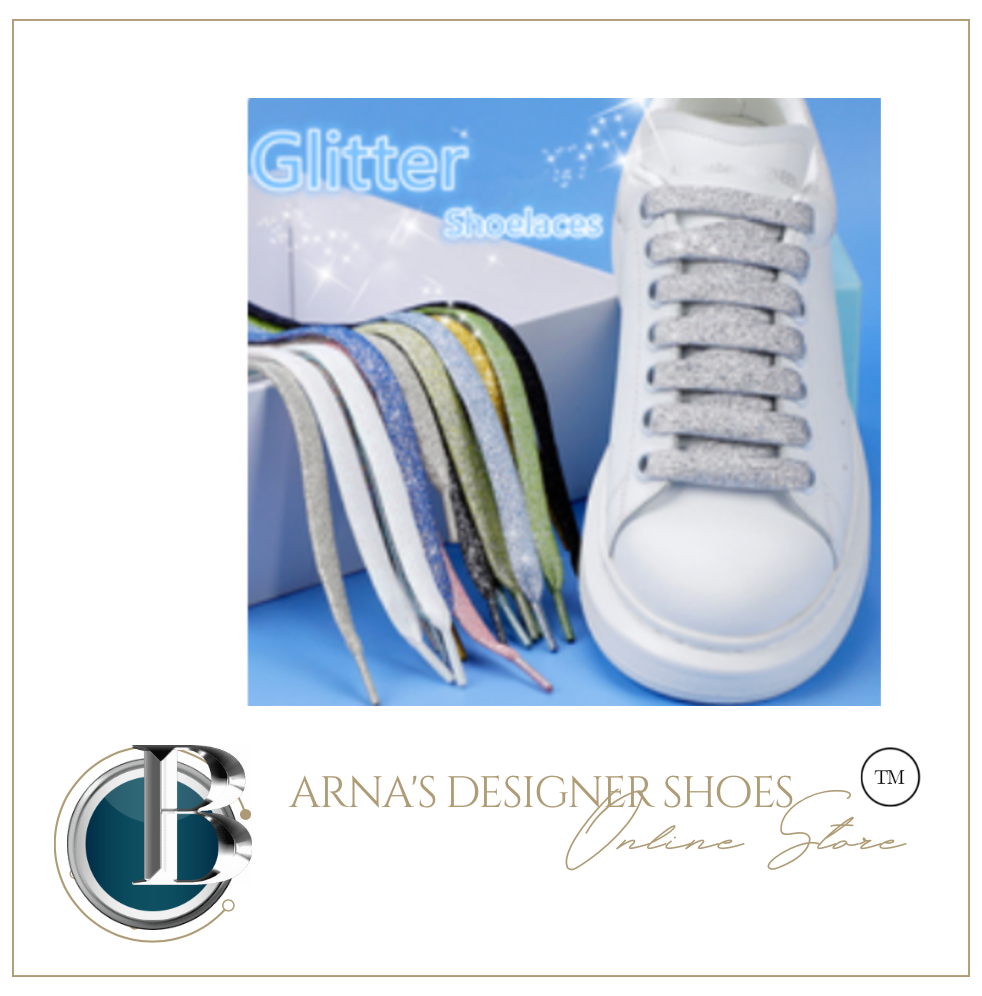 Metallic Glitter Shoe Laces - Many Colours/Sizes - NEW ARRIVAL