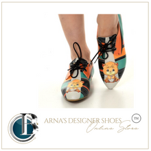 Load image into Gallery viewer, Cats Pattern Daily Print Women Leather Shoes - Many Styles &amp; Colours
