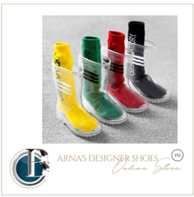 Load image into Gallery viewer, Children&#39;s Clear Waterproof PVC Soft Rubber Rain Boots - Unisex
