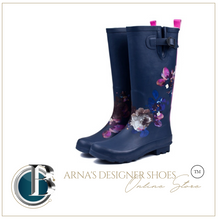 Load image into Gallery viewer, Designer Luxury Rain Boot/Gumboot - Non-Slip, Waterproof,
