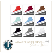 Load image into Gallery viewer, SPECIAL Personalised - Customised Shoes - Canvas Flat High-Top Casual - Make your Limited Edition (Photo/Picture/Logo/Pattern/Print)
