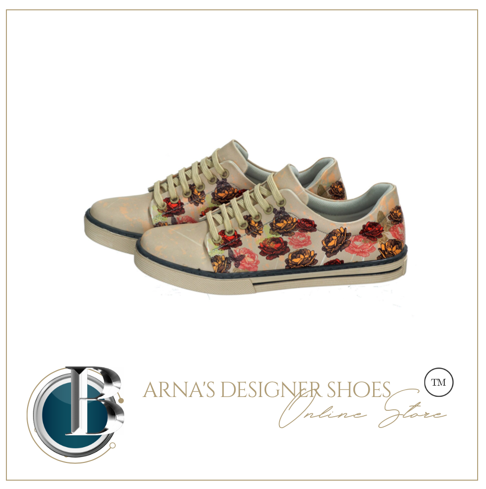 Digital Print Colourful Patterned Women's Sports Shoes Classic Shoes