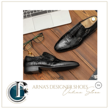 Load image into Gallery viewer, Men Genuine Leather shoes - Black or Brown - Many Sizes
