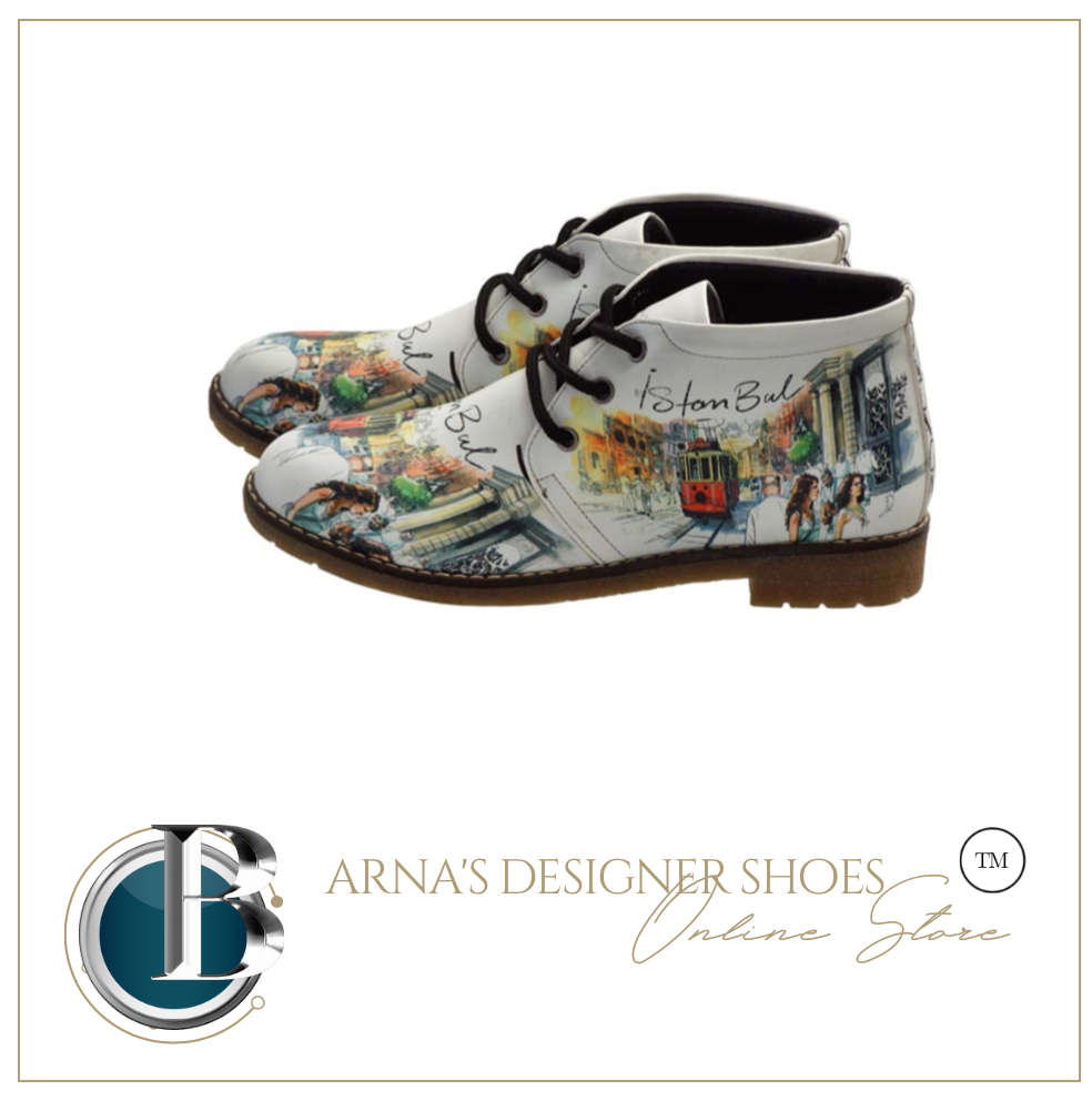 Ankle Boots - Many Styles & Colours - Digital Edition Printed Pattern Special Design Women Short Boots