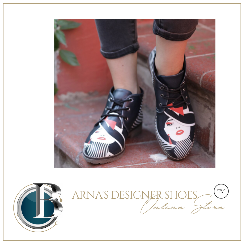 Ankle Boots - Many Styles & Colours - Digital Edition Printed Pattern Special Design Women Short Boots