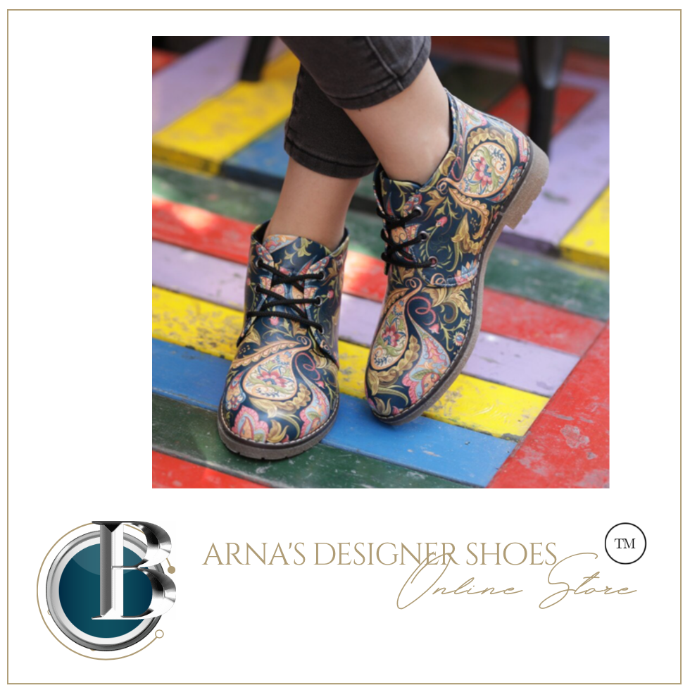 Ankle Boots - Many Styles & Colours - Digital Edition Printed Pattern Special Design Women Short Boots