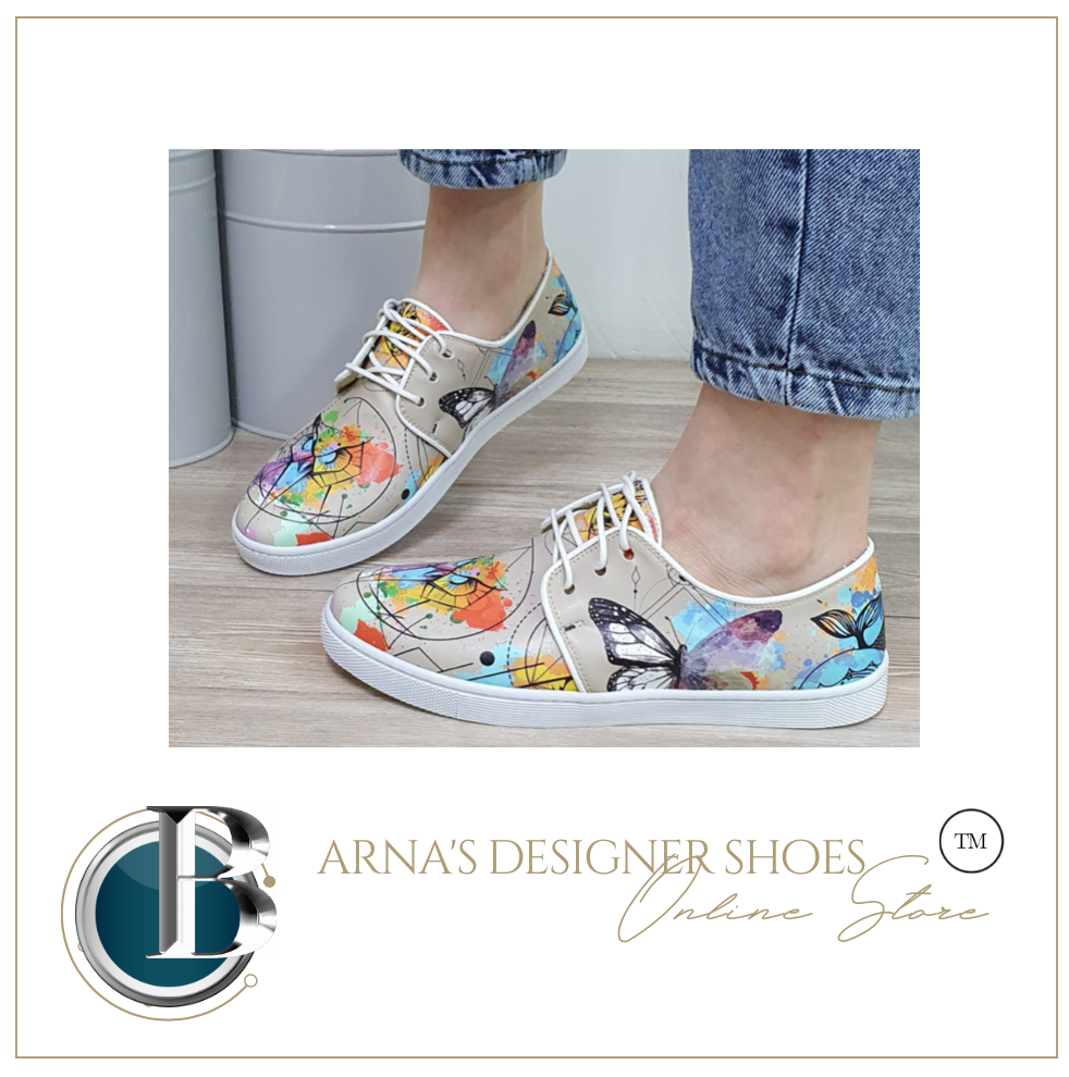 Digital Print Colourful Patterned Women's Sports Shoes - Many Styles & Colours