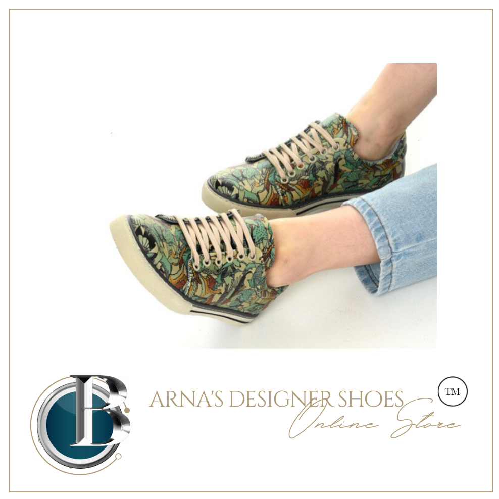 Digital Print Colourful Patterned Women's Sports Shoes - Many Styles & Colours