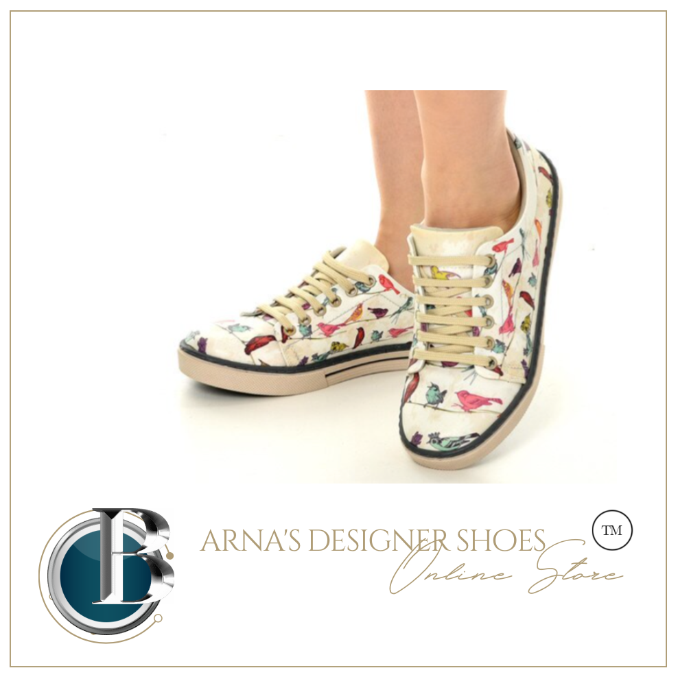 Digital Print Colourful Patterned Women's Sports Shoes