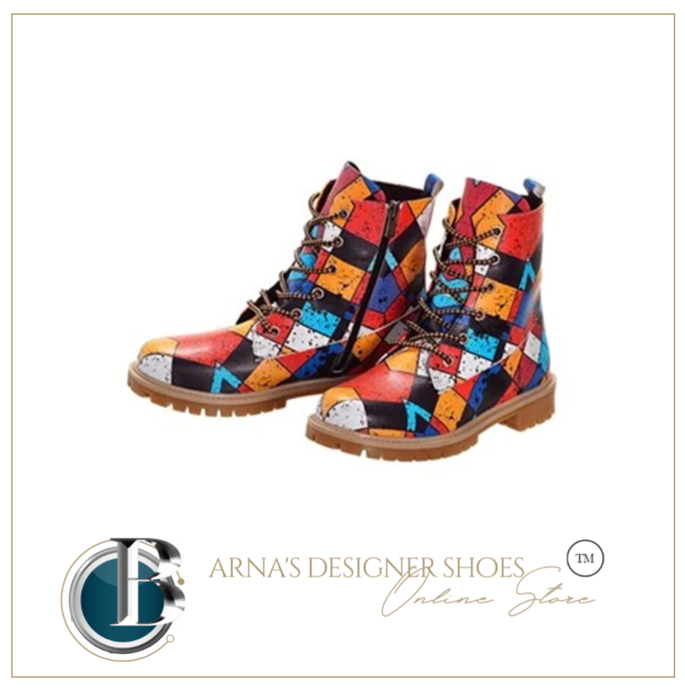 Unique Boots - Quality Digital Edition Pattern Special Design Women Short Boots - Many Styles & Colours