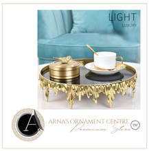 Load image into Gallery viewer, &quot;Arna Lisa&quot; Royal Luxury Collection - Luxurious Pure Copper Trays Decorative European Modern Medusa Black Crystal Tray
