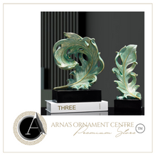 Load image into Gallery viewer, Luxury Feather Statue Designer Gold or Green
