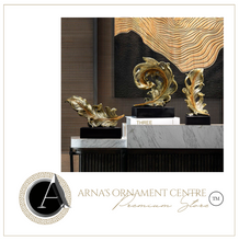 Load image into Gallery viewer, Luxury Feather Statue Designer Gold or Green

