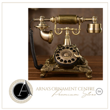 Load image into Gallery viewer, Deluxe &quot;Arna Royal Collection&quot;  Luxury European Retro Telephone Landline Phone with Mechanical Ring,
