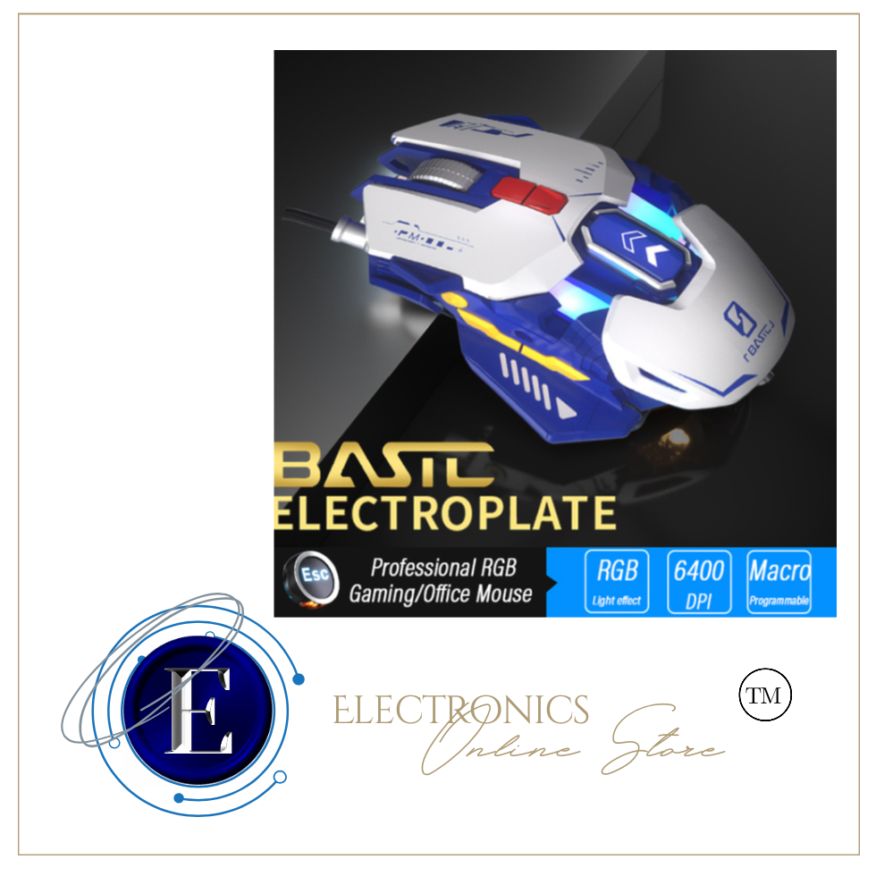 Professional Gaming Mouse Wired Laptop Usb-Cable Optical
