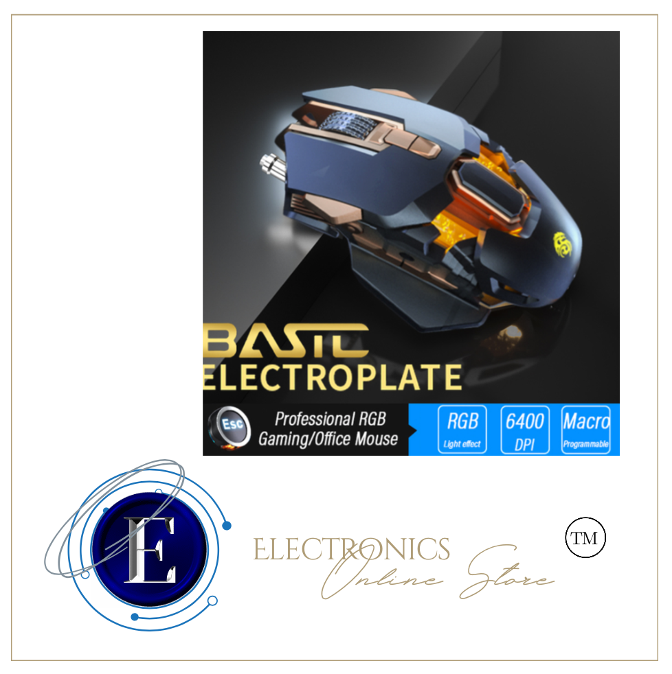 Professional Gaming Mouse Wired Laptop Usb-Cable Optical