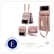 Load image into Gallery viewer, Designer Samsung Case Wallet + Ring Stand - Galaxy Zip Flip 3 - Galaxy Zip Flip 4 (Many Styles)
