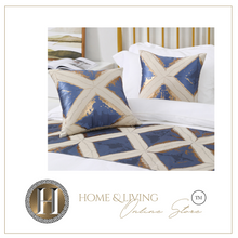 Load image into Gallery viewer, &quot;Arna Royal LUXURY Collection&quot; Hotel Quality Bed Runner/Scarf &amp; 2 Cushion Covers
