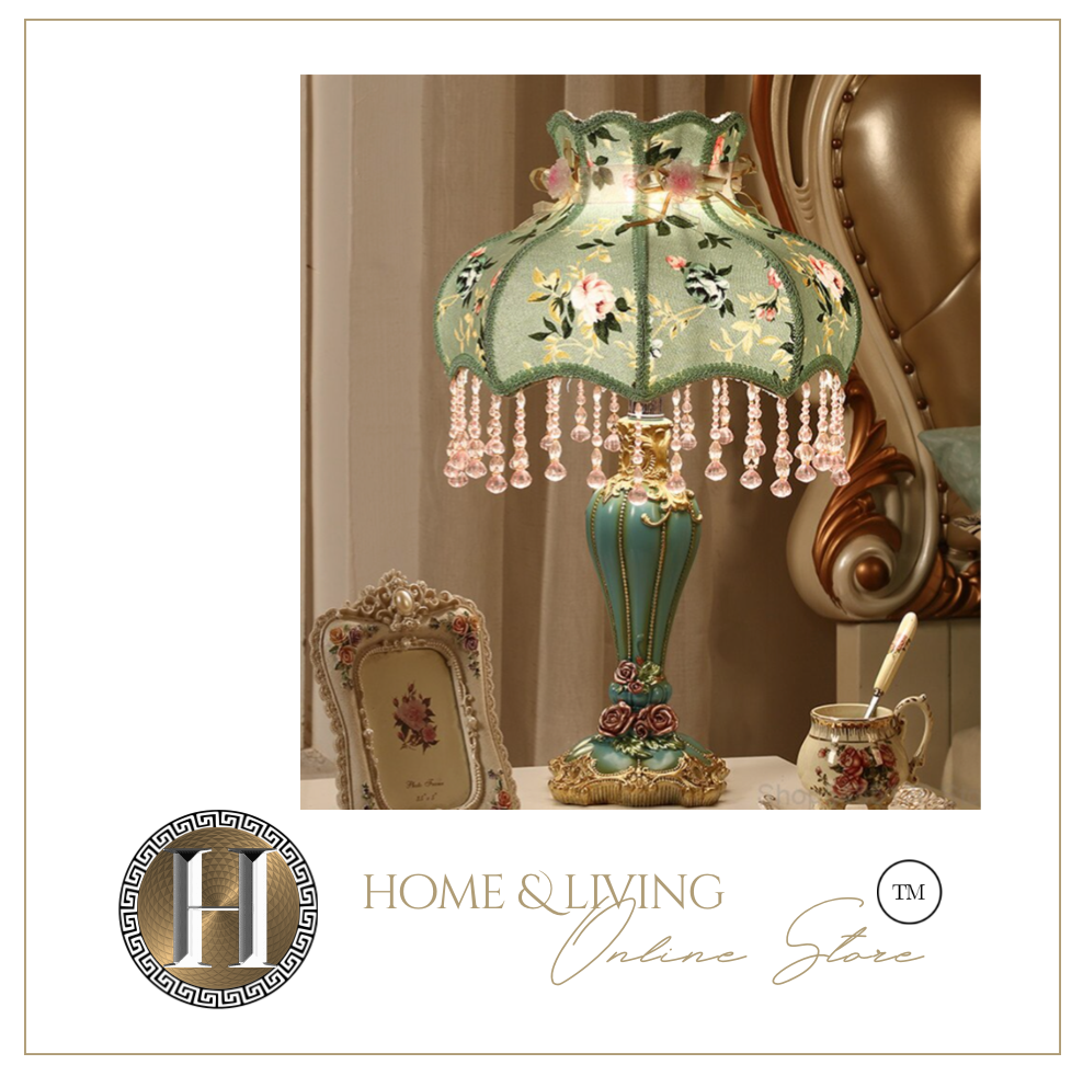 Arna Royal Collection - Vintage European Retro Table Lamp