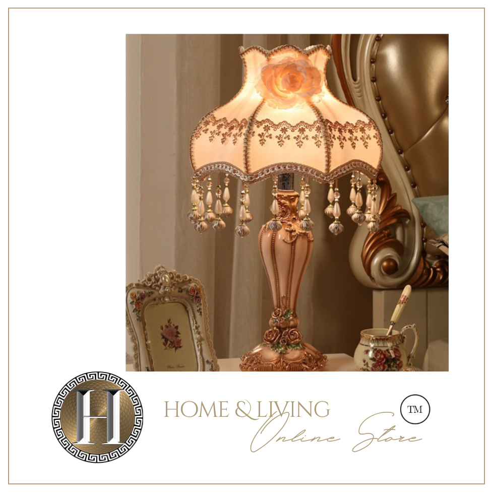 Arna Royal Collection - Vintage European Retro Table Lamp