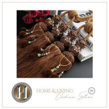 Load image into Gallery viewer, &quot;Arna Collection&quot; Retro/Classical/Vintage Rope Curtain Ties - Many COLOURS x 2 Pieces
