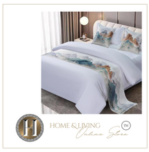 Load image into Gallery viewer, &quot;Arna Royal LUXURY Collection&quot; Hotel Quality Bed Runner/Scarf &amp; 2 Cushion Covers - Many Colours
