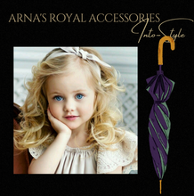 Load image into Gallery viewer, &quot;Arna&#39;s Luxury Umbrella Collection - Green Leaf (Beautiful Gift)
