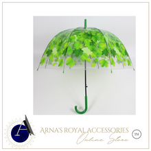 Load image into Gallery viewer, &quot;Arna&#39;s Luxury Umbrella Collection - Transparent Leaf - Children (Beautiful Gift)
