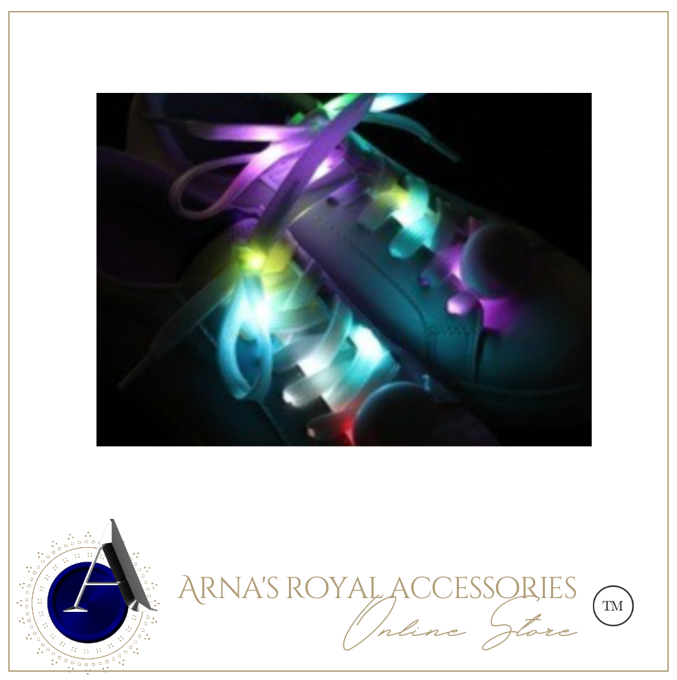 Glow in the Dark Light up Shoe Laces LED - Many Colours/Sizes - NEW ARRIVAL