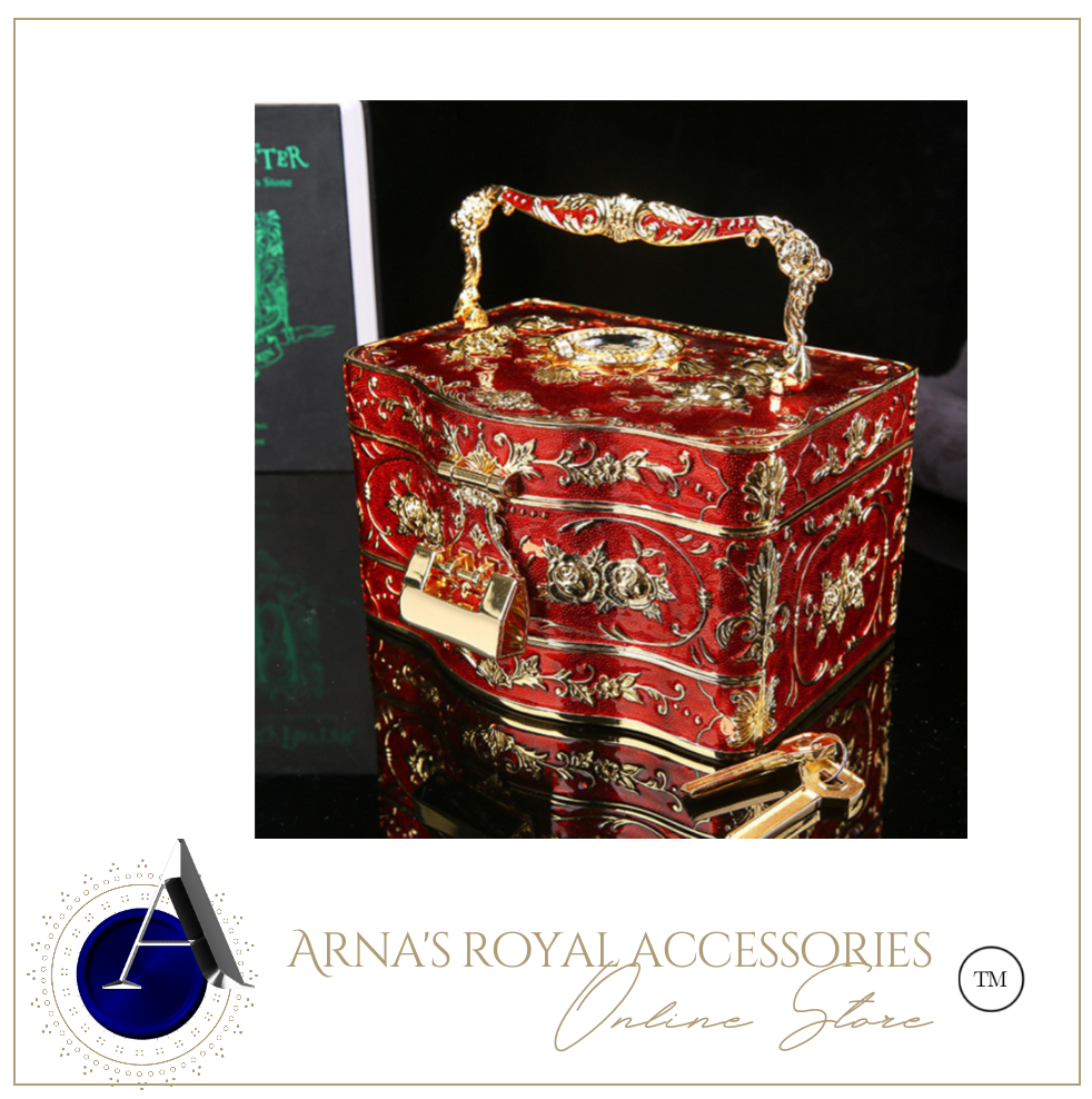 Arna's Luxury Jewellery Box Mirrored with 3 Layers (4 Colours)
