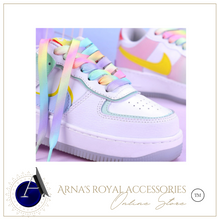 Load image into Gallery viewer, Colourful Rainbow Shoe Laces - Many Colours/Sizes - NEW ARRIVAL
