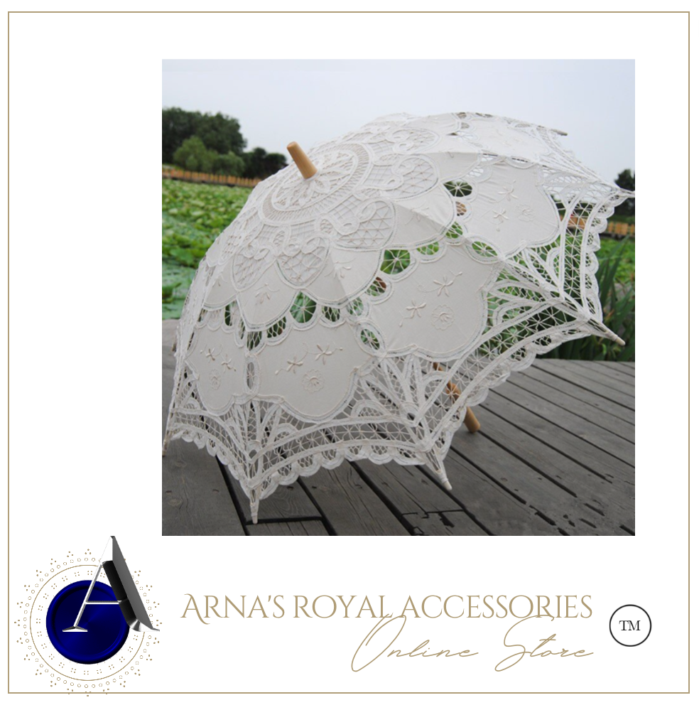 Arna Collection - Luxury Bridal Umbrella's - Lace