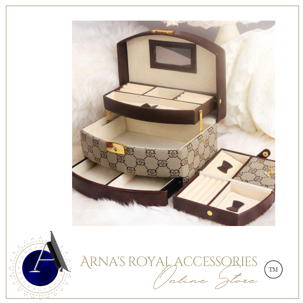 Nordic Wooden Designer Jewellery Box Organiser