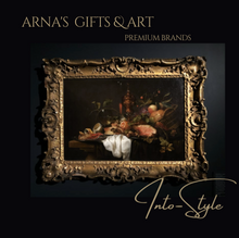 Load image into Gallery viewer, &quot;Arna&quot; Collection - Rose Ceramic Cup &amp; Saucer Set - 2 Piece (2 Designs)
