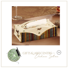 Load image into Gallery viewer, &quot;Scottishe&quot; Collection (Horses) - Tissue Box Deluxe

