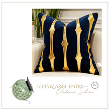 Load image into Gallery viewer, &quot;Arna Royal LUXURY Collection&quot; European-Style Sofa Cushion Cover Luxury 45cm x 45cm Silver/Gold Range
