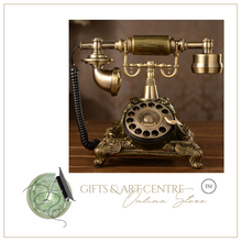 Load image into Gallery viewer, Deluxe &quot;Arna Royal Collection&quot;  Luxury European Retro Telephone Landline Phone with Mechanical Ring,
