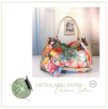 Load image into Gallery viewer, Limited Edition - Luxury Designer Multi-Coloured Floral Handbag (Large)
