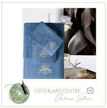Load image into Gallery viewer, 2021 Luxury New High-Grade 100% Cotton Towel Set - Embroidery - 3 Piece
