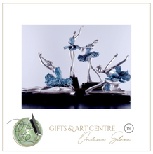 Load image into Gallery viewer, Nordic Sculpture Ballerina Statue Book Shelf Accessories x2 - Office Home &amp; Living
