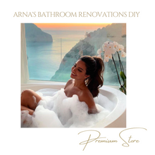 Load image into Gallery viewer, &quot;Arna&quot; Collection - Antique Brass Shower Head Mixer Set Combo
