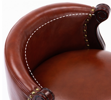 Load image into Gallery viewer, &quot;Arna Royal Victorian Collection&quot; Luxury Plus Furniture - Exquisite American Style Leather Bar Stools
