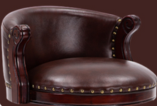 Load image into Gallery viewer, &quot;Arna Royal Victorian Collection&quot; Luxury Plus Furniture - Exquisite American Style Leather Bar Stools
