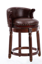 Load image into Gallery viewer, &quot;Arna Royal Victorian Collection&quot; Luxury Plus Furniture - Exquisite American Style Leather Bar Stools
