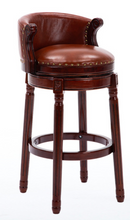 Load image into Gallery viewer, &quot;Arna Royal Victorian Collection&quot; Luxury Plus Furniture - Exquisite American Style Leather Bar Stools
